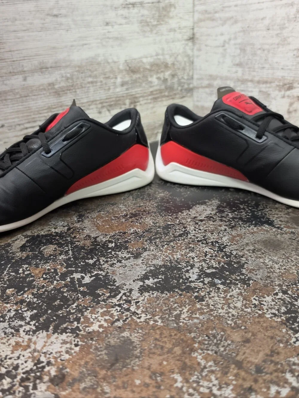 Mens Puma Scuderia Ferrari Drift Cat Driving Shoes Sz 10 Used 306818-01 - Picture 4 of 11